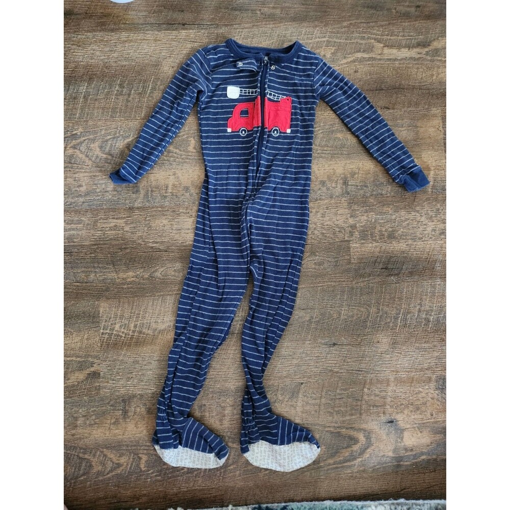 4T Carters Fire Truck 1 Pc Footie Pjs